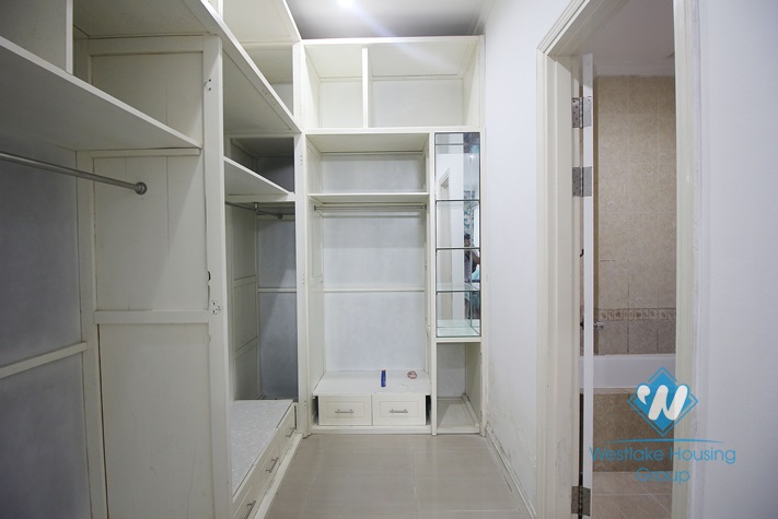 The 4-bedroom fully furnished apartment at Ciputra is located in a quiet area with fresh air
